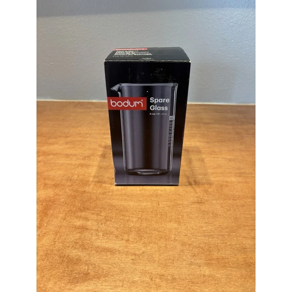 BODUM Replacement Glass Carafe Spare Glass Spout French 8 Cup  34 oz 1 Liter